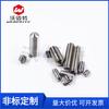 Tornillos de acero inoxidable estándar GB71.4x3-M5, tornillos de apriete puntiagudos de acero inoxidable 201