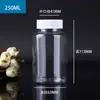 En Stock 15-500ml Plástico Transparente para Mascotas con Dosificador Botellas de Boca Ancha, Botellas con Cápsula Sellada, Botellas Dosificadoras, Botellas para Muestras