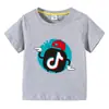 2026 Nova Roupa Infantil Verão Camiseta de Manga Curta para Meninos e Meninas Camiseta Básica Transfronteiriça Camiseta de Meia Manga para Bebês Top Infantil
