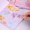 Conjunto de adesivos de fantasia de desenho animado para meninas crianças DIY criativo conjunto de adesivos de fantasia material de fantasia este atacado