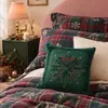 Funda de almohada para árbol de Navidad con lazo nuevo transfronteriza Cubierta decorativa para sofá de sala de estar Festival de Navidad Almohada de cojín para respaldo