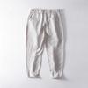 L8107 pantalones casuales para hombre lino transpirable pantalones rectos hombre (El inventario prevalecerá ante la única necesidad de contactar con el servicio de atención al cliente.)