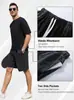 260g Transfronterizos de Peso Pesado Lavados Vintage para Hombre Verano Pantalones Cortos Algodón Puro Batik Lavado Ácido Holgados Estilo Retro Americano