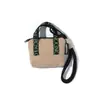 Bolsa de Lona Otoño Nuevo Gran Capacidad Color Contrastante Bolso Tote para Mujer Bolso de Hombro para Viajar Estilo Coreano Moda Bolso de Mano para Mujer
