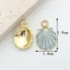 Fabricante de Accesorios para Joyería Estilo Concha, Venta al por Mayor de Joyería DIY Hecha a Mano de Aleación, Accesorios para Joyería DIY con Goteo de Aceite Transfronterizos