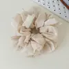 Scrunchie de Rede com Bolinhas Fresco e Simples com Laço de Fita, Prendedor de Cabelo Fofo e de Temperamento Suave para o Deslocamento Diário