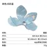 Presilha de Cabelo Colorida Fashion em Acetato, Grampo de Cabelo Bougainvillea Super Delicado com Strass, Presilha Shark para Prender o Cabelo na Parte de Trás da Cabeça, Acessório de Cabelo de Luxo Leve