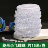 Cortina de Fio com Contas de Novo Estilo para Decoração de Casamento, Fio de Cristal para Decoração de Teto de Local de Casamento, Corrente de Divisória de Cortina de Cristal para Porta e Janela
