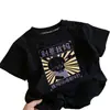 Camiseta de Algodón Puro para Niños y Niñas Manga Corta Verano Estilo Coreano Versátil Cuello Redondo Camiseta Básica Bebé Estilo Ins Top de Manga Corta Camiseta de Moda