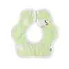 Babero de Gasa con Forma de Pétalo para Bebé Babero de Gasa de Seis Capas Toalla para Escupir Babero Giratorio 360 Suministros Maternales e Infantiles