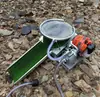 Equipamento de Mineração de Ouro de Areia de Rio com Sifão, Calha de Sucção de Ouro Portátil para Exterior