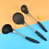 Conjunto de Utensílios de Cozinha de Silicone de Grau Alimentício, Espátula Doméstica Resistente a Altas Temperaturas, Concha de Sopa, Frigideira Antiaderente, Utensílios de Cozinha