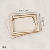 Imán de Nevera con Bordado Dai Accesorios Marco de Fotos Redondo DIY para Montar Palabras Bordadas Piezas de Madera Teñido a Mano de Madera