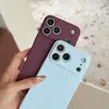 Funda de Teléfono Líquida para iPhone 17Pro Es Adecuada para Apple 15Pro Borde Recto Agujero de Precisión Cubierta Completa de Silicona 13 Funda Protectora