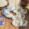 Baikuang original 2023 Verano malla transpirable zapatos de pan zapatos de mujer superficie de cuero nicho sentido del diseño chic estilo Hong Kong zapatos de plataforma mujer