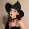 Gorro de Mago de Punto de Color Sólido Sombrero de Halloween Otoño Invierno Mujer Sombrero de Bruja Puntiagudo Sombrero Mágico Plegable