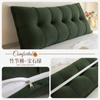 Almofada de Cabeceira Grande de Veludo de Bambu Atacado Almofada de Encosto Sofá de Dormitório Almofada Macia de Cabeceira Dropshipping Almofada de Suporte Lombar para Casa