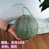 Fruta Artificial de Simulación Modelo de Melón Hami Reticulado Durian Mangostán Calabaza de Cera Gabinete Exhibición Suave Colgante Accesorios Decorativos