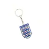 Copa do Mundo Eurocopa Sanya Brasileira Alemanha França Argentina Logo da Equipe Chaveiro de Borracha Macia Dupla Face em PVC Presente