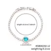 Joyería Cassie Micro-incrustada Diamante Completo Venta Caliente en Vivo Pulsera de Circonita Pulsera de Circonita Salida de Fábrica