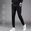 Envío RápidoPantalones Gruesos de Otoño para Hombre con Cremallera Lateral, Múltiples Bolsillos, Cintura Alta Elástica, Corte Holgado, Pantalones de Chándal, Pantalones Deportivos
