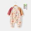 Macacão para bebê recém-nascido, macacão de bebê para primavera e outono, algodão sem costura, manga longa para bebê de 0 a 3 meses, roupa de bebê ha