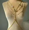 Nova Corrente de Cintura Floral com Contas em Camadas, Acessório de Cintura Versátil, Fashion e Sexy, Corrente de Cintura Fashion Personalizada