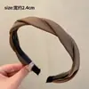 Diadema retorcida con dientes para niñas, diadema antideslizante para lavarse la cara, pinza para el cabello ancha con dientes, accesorio para el cabello simple