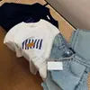 Camiseta de manga corta para mujer, algodón puro, verano, holgada, adelgazante, estilo coreano, longitud media, versátil, que cubre la cadera, camiseta de media manga