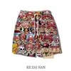 Serie One Piece Pantalones Cortos para Niños Pantalones de Baloncesto de Verano Pantalones de Pijama Mismo Estilo para Pareja Ropa Exterior de Secado Rápido Pantalones Casuales de Playa