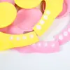 Touca de Shampoo Infantil Eva Desenho Animado Orelhas de Gato Fofas Bebê Impermeável Proteção de Orelha Touca de Banho Ferramenta de Shampoo para Bebê