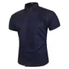 Aliexpress Amazon Estilo Coreano Slim Fit Cor Sólida Camisa Masculina Simples Business Fina Manga Longa Camisa Venda por Atacado em Estoque