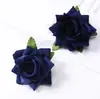 Flores de Rosa de Terciopelo Transfronterizas Flores Artificiales Materiales para Manualidades Materiales de Decoración para Muebles Flores Artificiales al por Mayor