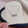 Colar Colar Anel Geométrico Luxo Leve Nicho Alto Padrão Estilo Simples Corrente da Clavícula Presente para Melhor Amiga Exquisito Versátil Colar