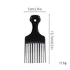 Peine de modelado de cabeza de aceite transfronterizo, peine de inserción de puño de plástico, peine de belleza para salón de peluquería para cabello negro, LOGO impreso