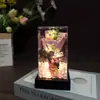 520 Flor Eterna Cobertura de Vidro Buquê de Rosas de Sabão Dia das Mães Dia dos Namorados Presente para Casal Ornamento Decorativo Criativo