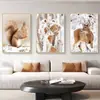 Pintura em Tela Triptíco para Sala de Estar e Quarto, Pintura Decorativa Estilo Chinês em Tela a Óleo de Alta Definição, Arte de Parede, Personalização do Cliente
