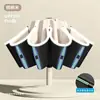 Guarda-chuva de vinil com costelas duplas totalmente automático 10K, guarda-chuva publicitário com logo personalizado para sol ou chuva, guarda-chuva de presente corporativo