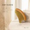 Tabla raspadora de cuerno de buey natural con mango de madera, mango de sándalo verde y sándalo morado, para masaje de cuerpo completo, limpieza de meridianos y relajación muscular de hombros, cuello y rostro.