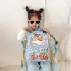Mochila Escolar Infantil Kapibala Estampada Fofa Grande Capacidade Leve Mochila Literária para Menina do Ensino Fundamental Venda por Atacado