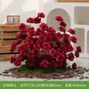 [Red Rose Landscaping] Paisajismo con Flores Artificiales Exhibición de Ventana 520 Flores Falsas Decoración de San Valentín Arreglo Exhibición de Boda