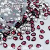 6*8mm Diamante para Nail Art com Fundo Pontiagudo Formato Gota de Água Super Brilhante Gelo Transparente Diamante de Fundo Pontiagudo Decoração de Nail Art Usável Fabricante Atacado