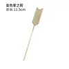 Barista Acero Inoxidable Metal Creativo Palillos para Cócteles Martini Palillos Decorativos Palillos para Aceitunas Tenedores para Frutas Palillos para Frutas China