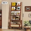 Suporte de Jornais, Estante Móvel de Chão, Rack de Exposição de Livros para Escritório e Biblioteca, Rack de Armazenamento de Revistas e Jornais