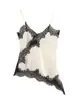 Comercio exterior transfronterizo ropa de mujer europea y americana nuevo diseño francés empalme de encaje top camisola 5919105