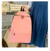 Nova Mochila de Inverno para Ir para a Aula, Mochila Escolar Simples de Cor Sólida para Estudantes, Mochila de Viagem Versátil para Uso Externo de Grande Capacidade
