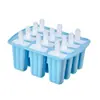 Molde de Silicona para Helado de Plástico para Niños DIY Fabricador de Hielo Dibujos Animados Paleta Paleta Molde para Helado
