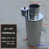 Aço inoxidável chaminé lareira tubo de fumo tubo de exaustão tubo de chaminé de fogão a lenha acessórios conjunto completo tubo de exaustão tubo de fogão