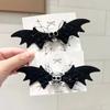 Horquilla de Halloween 2024, accesorios para el cabello, calavera de murciélago, para el día de los fantasmas, para fiestas, disfraces y sombreros.
