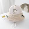 Sombrero Protector Solar para Niños Sombrero de Bebé Sombrero de Pescador de Ala Ancha de Verano para Hombre Malla Solar Sombrero Solar para Bebés para Niños y Niñas